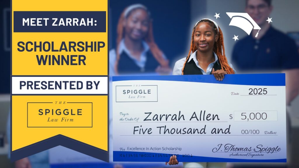 Celebrating Community Impact: Announcing Our 2025 Excellence in Action Scholarship Recipient, Zarrah Allen